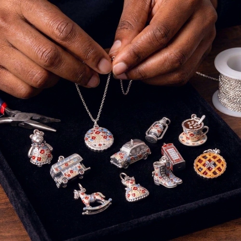 Jewelry Making London - Stainless Steel Cartoon Pendants Miniture British
