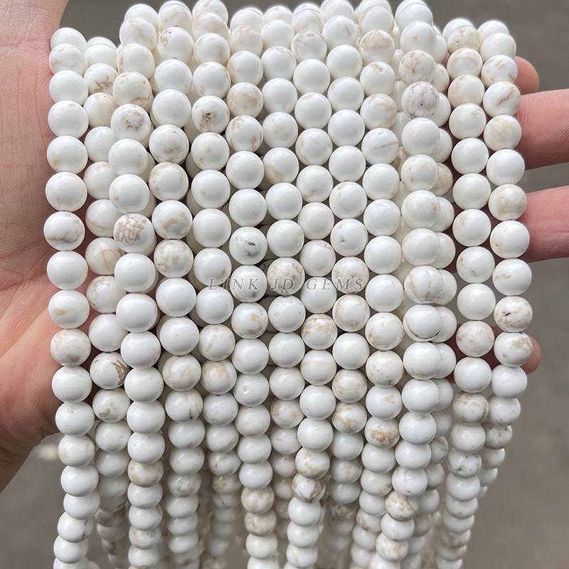Natural Magnesite Stone Bead S - Jewelry Making Gemstones recension och pris