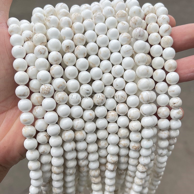 Natural Magnesite Stone Bead S - Jewelry Making Gemstones recension och pris