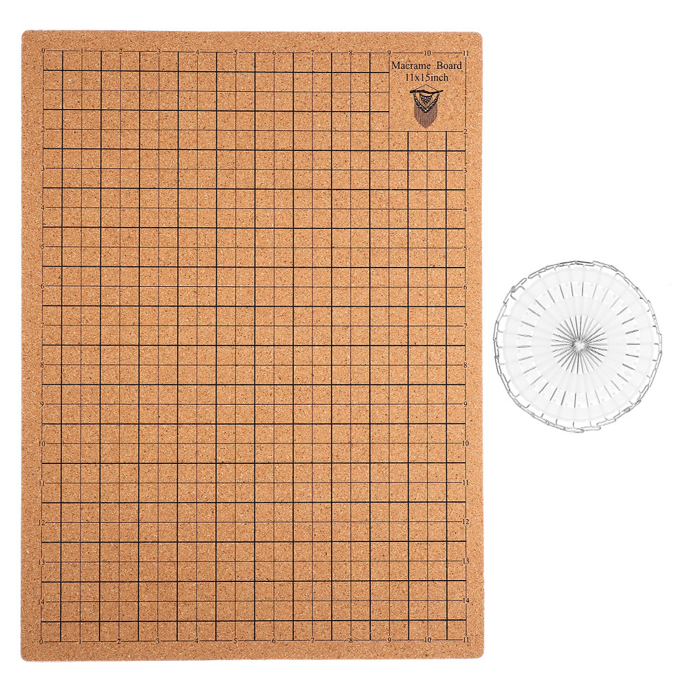 Cork Macrame Board with Grid P - Jewelry Making Board recension och pris