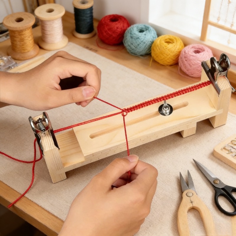 Solid Wood Bracelet Weaving Fi - Jewelry Making Machines recension och pris