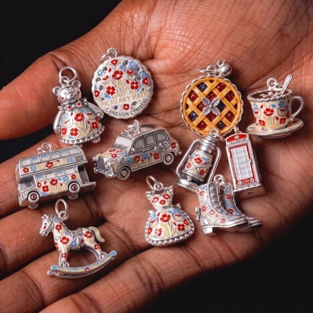 Chic Stainless Steel Cartoon P - Jewelry Making London recension och pris