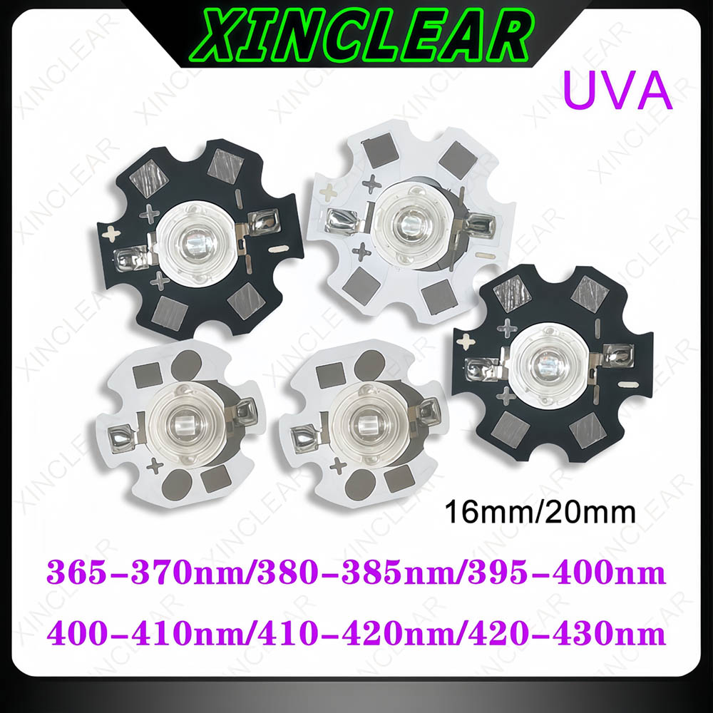 3W UVA LED Chips UVA 370nm 380 - Jewelry Making Board recension och pris